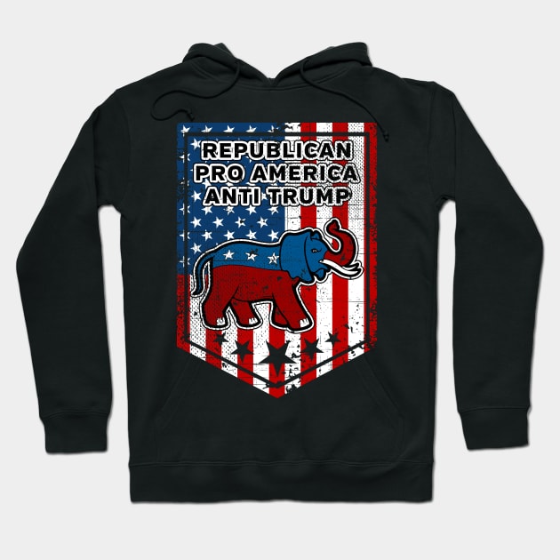 Republican Anti Trump Hoodie by RadStar